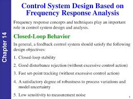 Ppt Control System Design Based On Frequency Response