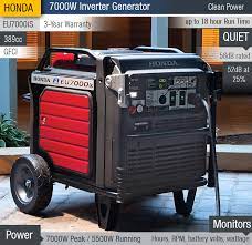 7000 watt honda inverter generator. Bye Honda Eu7000is Review New Eu7000isnag Duromax 9000w