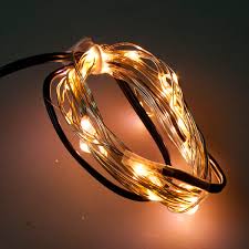warm white led fine wire lights with timer