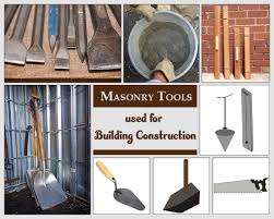 42 masonry tools used in masonry work