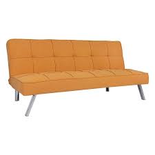 Modern Comfort Futon Sofa Bed By Naomi Home Color Tangerine