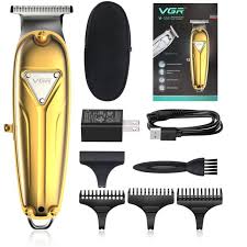 Buy fashion electric shaver online. Vgr Professional Hair Clippers For Men Kids Baby Cordless Electric T Outliner Beard Trimmer With T Blade Rechargeable Hair Cutting Kit Barber Haircut Gold Walmart Com Walmart Com