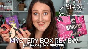 w7 mystery box review unboxing and