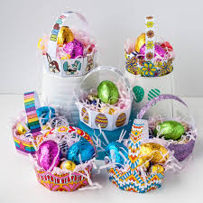 diy easter egg basket templates set