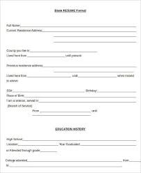 Professional resume templates are a safe bet for almost any position or industry, but they are particularly great for. Blank Resume Format Download
