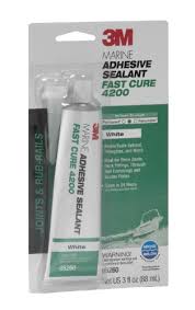 3m Marine Adhesivesealant Fast Cure 4200 05260 White 3 Oz