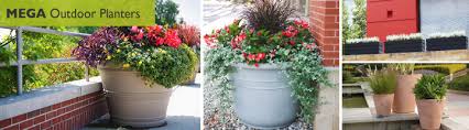 large outdoor planters at whole