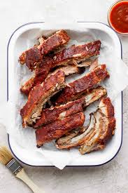 perfect ribs in the oven so tender and