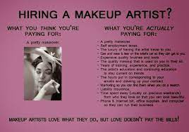 why do makeup artists services cost so