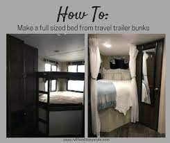 travel trailer bunks rv