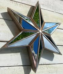 Faceted Star Glass Mirror 12 Faceted