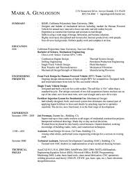 Engineering Resume Objective Statement Of Aerospace Engineer Cover