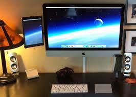 Mac Setup Wall Mounted Imac 27 With