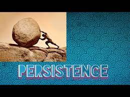 persistence meaning in telugu and
