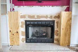 framing out the fireplace