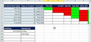 How To Create An Excel Gantt Chart By Conditional Formatting