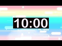 10 Minute Countdown Timer With Music For Kids