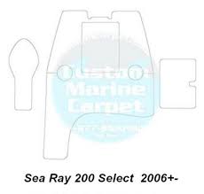 sea ray pit carpet kit 200 select