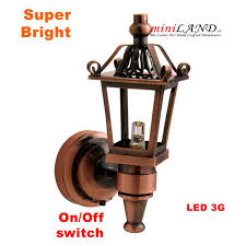 Copper Victorian Carriage Lamp Sconce