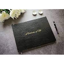 Designing a memorial photo book Buy Lifetoo Leather Funeral Guest Books Celebration Of Life Guest Books Memorial Service Guest Book Sign For Funerals Guest Book For Funeral Guests Sign In Book Memory Book For Funeral Guest