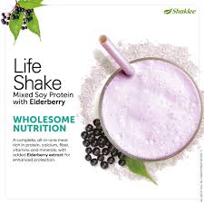 life shake mixed soy protein with