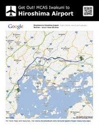 Find landmarks, attractions and places in iwakuni, japan to plan the trip of your dream. Get Out Map Mcas Iwakuni To Hiroshima Airport Printable W Qr Code Japan Travel Iwakuni Map