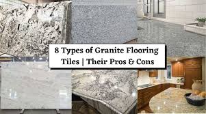 granite flooring types colors best