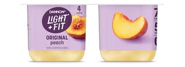 peach nonfat yogurt light fit