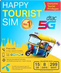 dtac happy tourist sim card