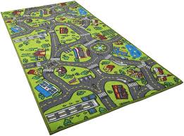 race car track rug play mat for kids