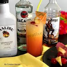 Visit this site for details: How To Make A Bahama Mama Cocktail With Three Types Of Rum