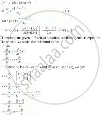 Given Diffeial Equation