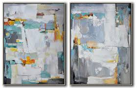 Large Abstract Painting Canvas Art Set