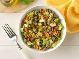 tri color rotini summer pasta salad