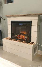 A fireplace mantel has always been something that added a touch of character to the overall atmosphere. Diy Electric Fireplace Domestic Imperfection