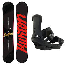 Burton Ripcord Snowboard With Infidel Disc Bindings Package