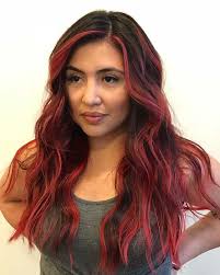 A wide variety of burgundy black hair color options are available to you, such as hair extension type, hair grade, and virgin hair. 23 Ways To Rock Black Hair With Red Highlights Stayglam