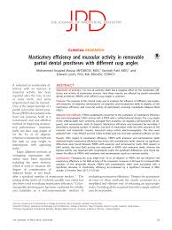 Partial denture consent form spanish : Pdf Masticatory Efficiency And Muscular Activity In Removable Partial Dental Prostheses With Different Cusp Angles