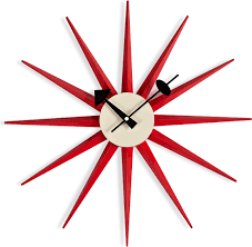 Starburst Style Clock Multi Color