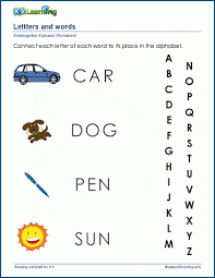 free pre kindergarten alphabet