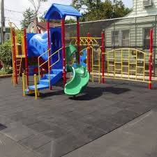 rubber playground tiles outdoor