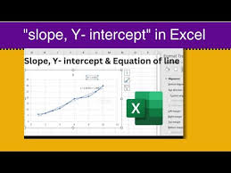Equation Of The Line In Excel