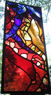 Abstract Colorful Modern Stained Glass