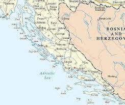 Road map of the croatian coast. List Of Inhabited Islands Of Croatia Wikipedia