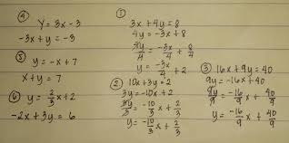 B Write The Linear Equation Y Mx B