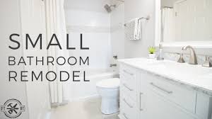 Remodel your bathroom and use inspiration from hgtv.com. Diy Small Bathroom Remodel Bath Renovation Project Youtube