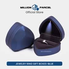 heart shape ring box wedding ring box