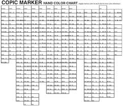 Copic Blank Color Chart Bedowntowndaytona Com