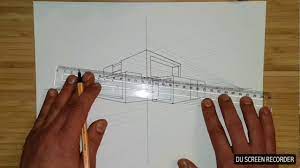 apprendre à dessiner maison moderne