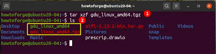 gdu disk usage yzer on ubuntu 20 04
